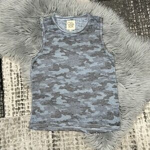 Chaser Women's Camouflage Camo Green/Blue Sleeveless Tank Size Small